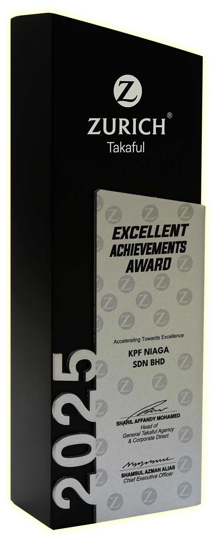 EXCELLENT ACHIEVEMENTS AWARD - ZURICH TAKAFUL